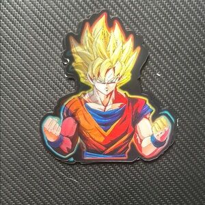 Dragon ball z goku transformation 3d motion sticker